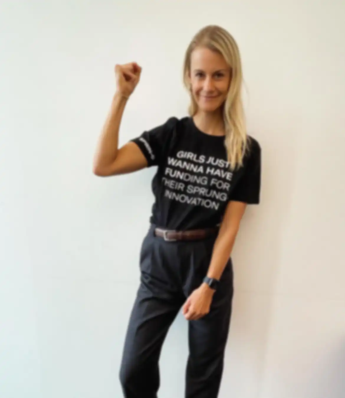 Portrait of Zarah Bruhn, Commissioner for Social Innovation at Federal Ministry of Education and Research and founder of SocialBee