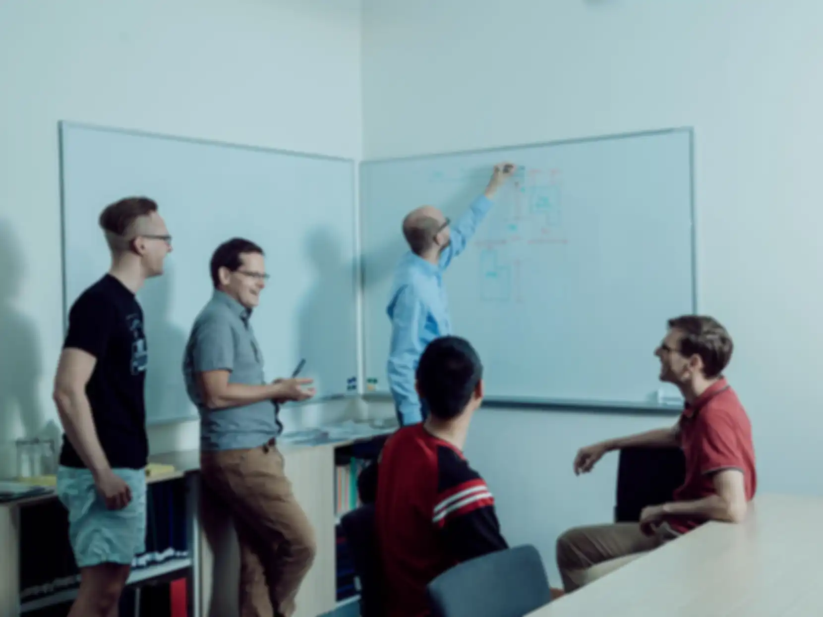 Christian Mayr und sein Team