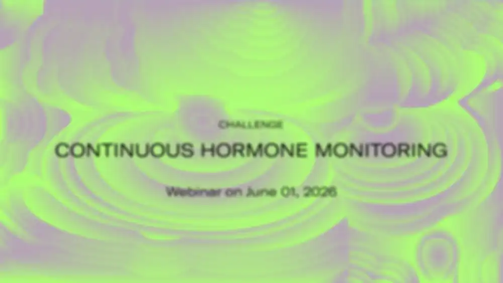 Key Visual Hormone Challenge mit Farbverlauf