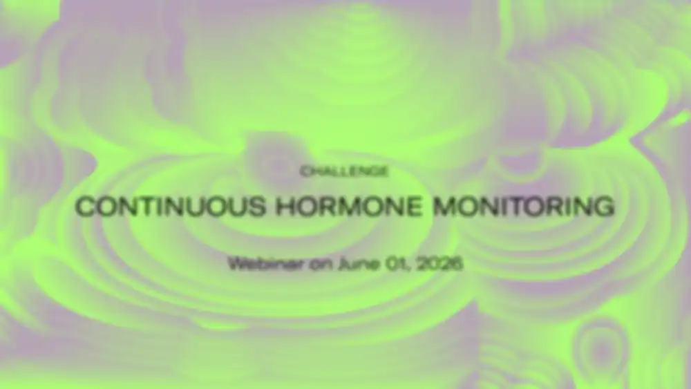 Key Visual Hormone Challenge mit Farbverlauf