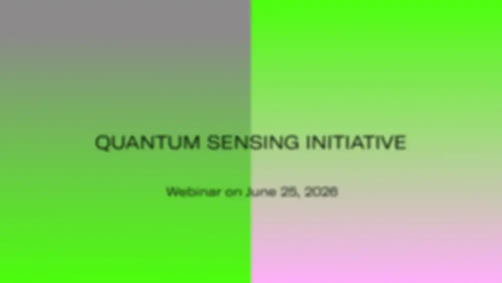 Webinar Quantum Sensing