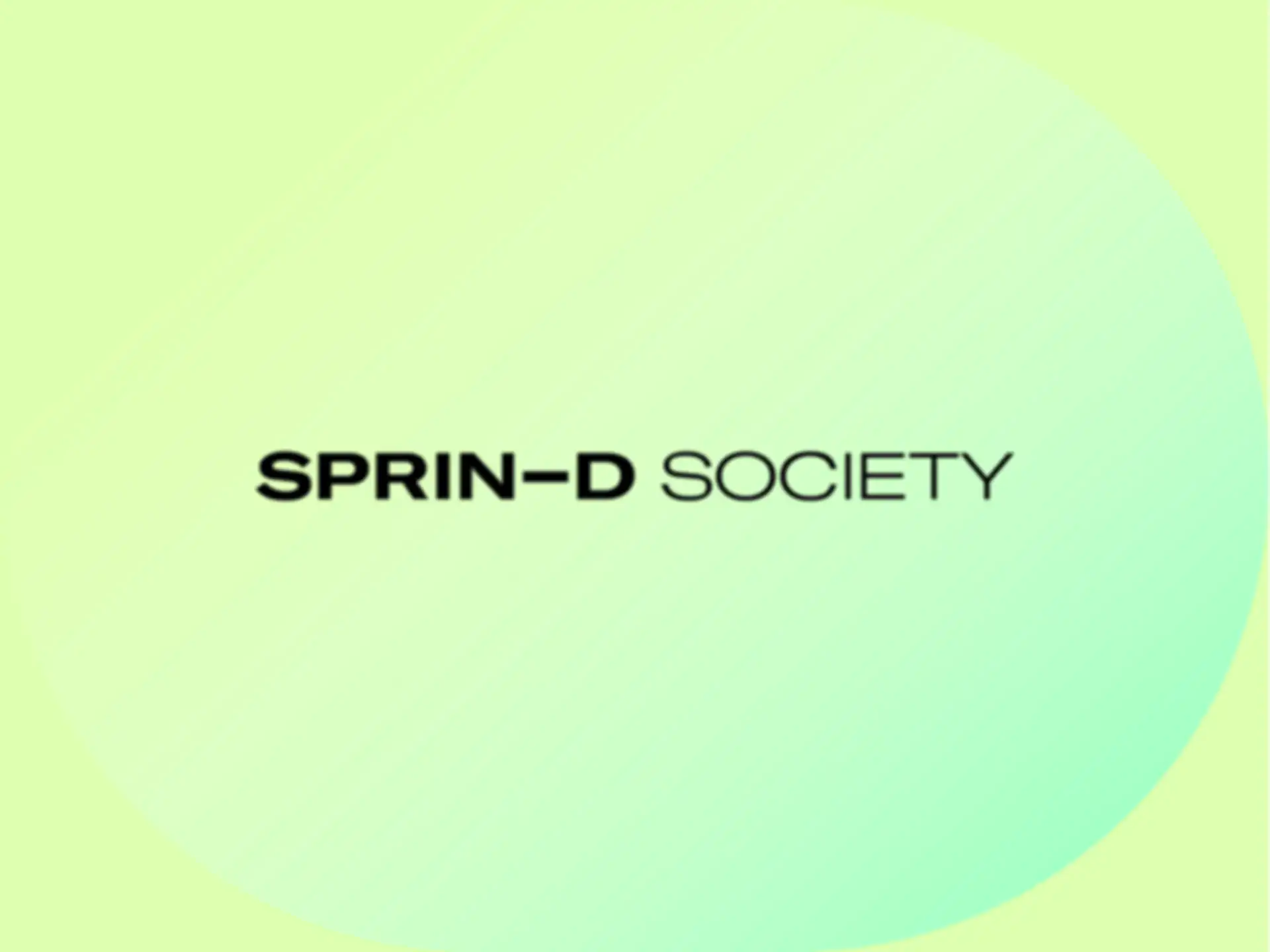 SPRIND SOCIETY Key Visual