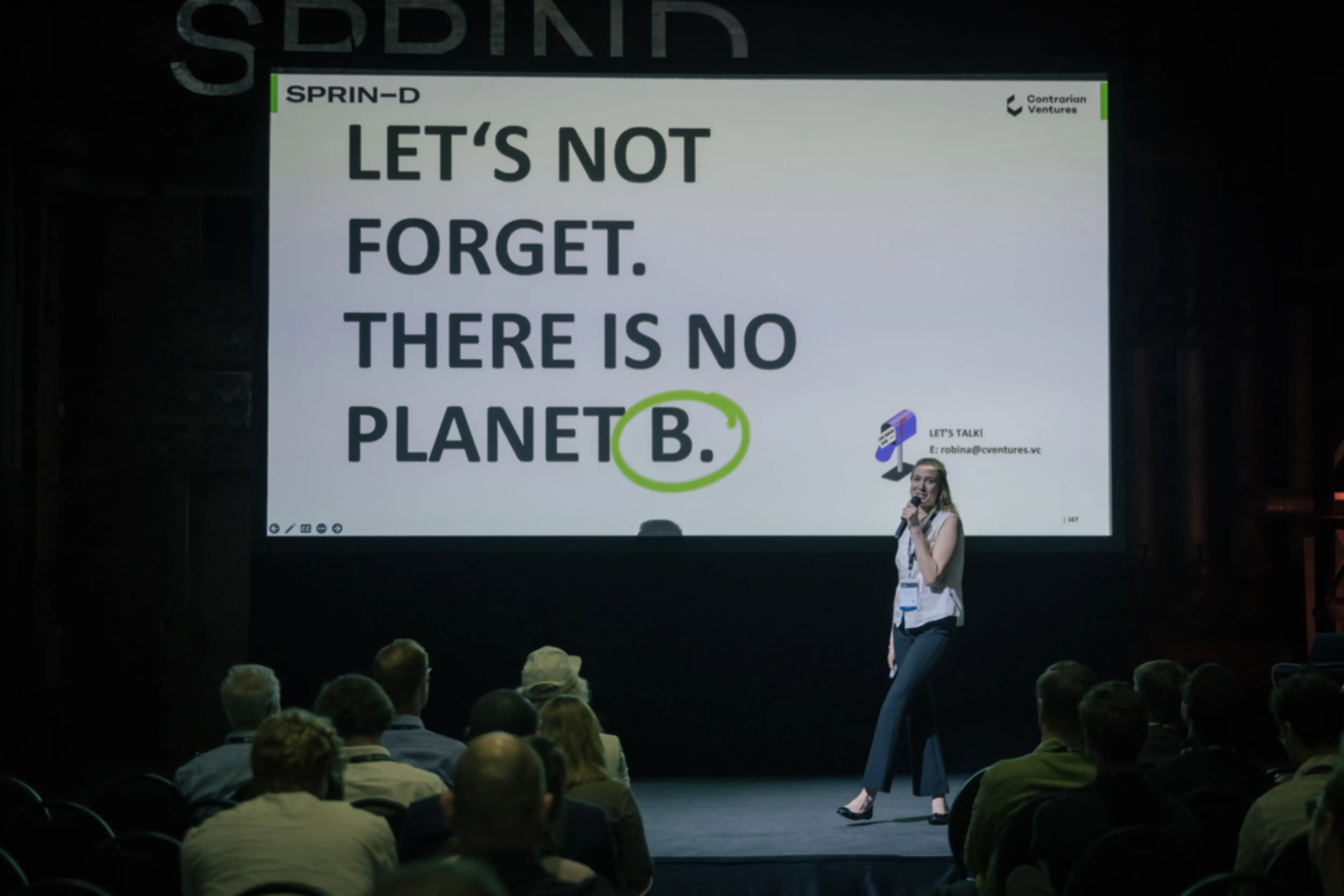 A participating project presents its idea