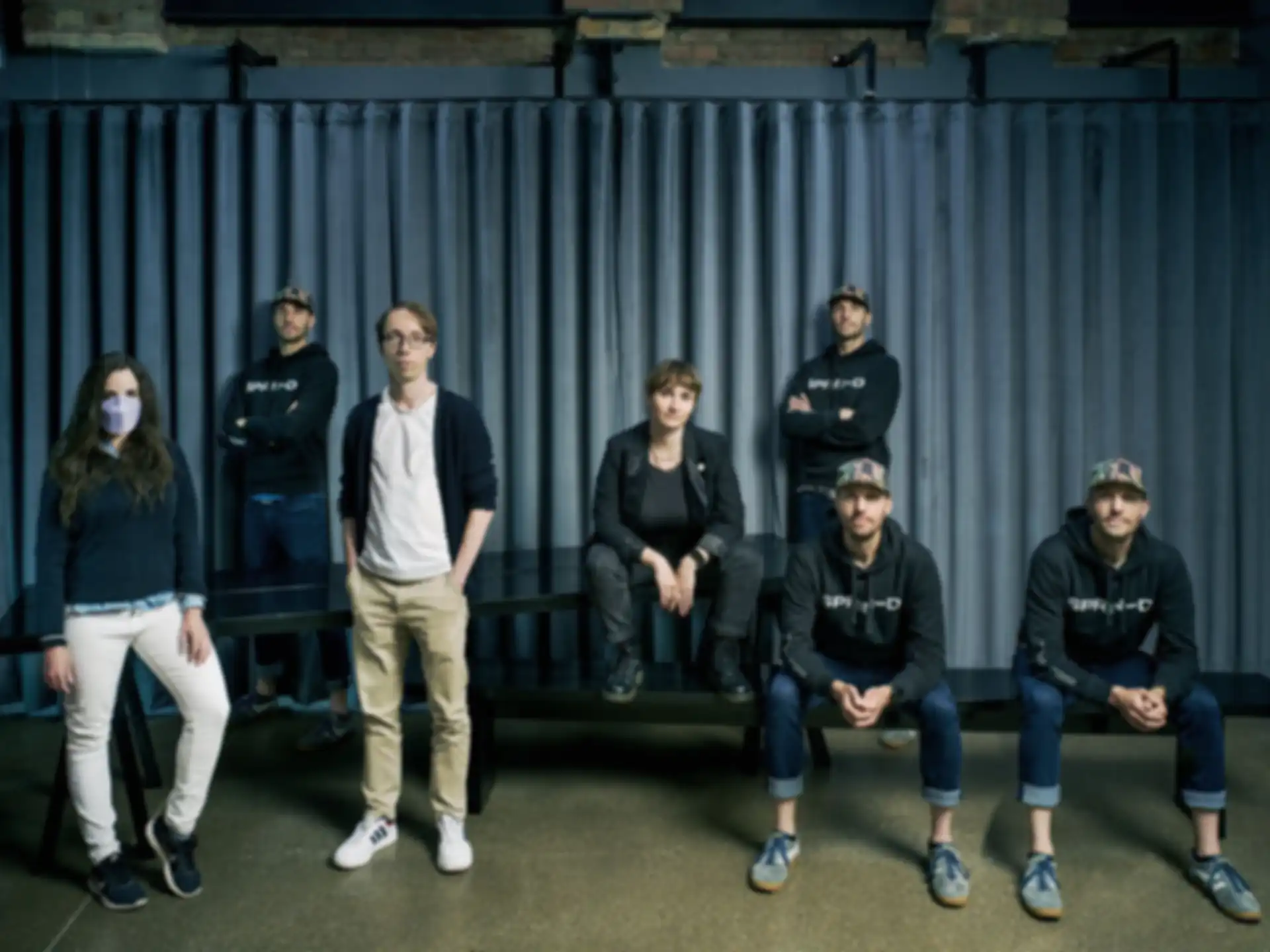 v. l. n. r.: Lindsay Gorman, Johannes Otterbach, Stefan Kirschnick, Carola Plesch, Johannes Otterbach, Johannes Otterbach, Johannes Otterbach. Nicht auf dem Foto: Justus Thies, Felix Kartte