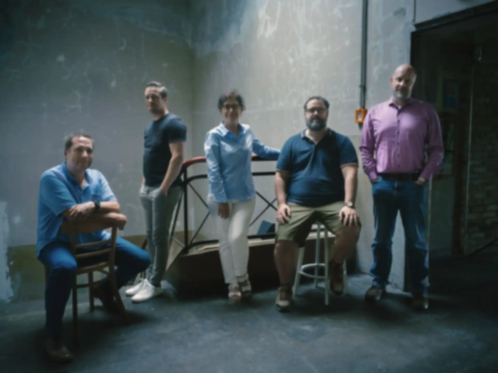 Jury, vlnr: Florian Holzapfel, Christoph Petroll, Sheila Beladinejad, Roberto Calandra, Patrick Rose