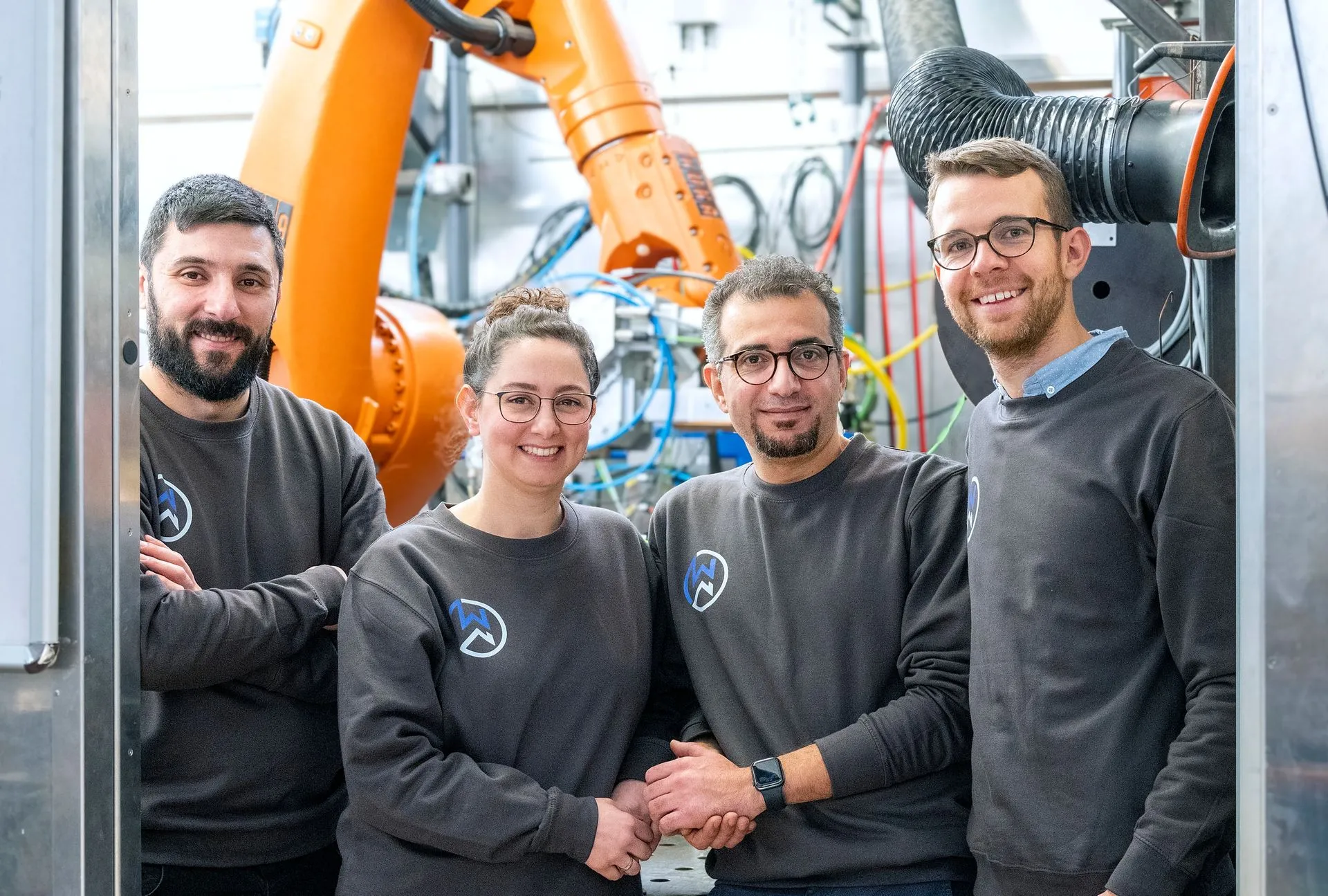 The Team (f. l. t. r.): Dr. Ömer Üstündağ, Fatma Akyel, Dr. Nasim Bakir , Dr. Christian Brunner ©BAM