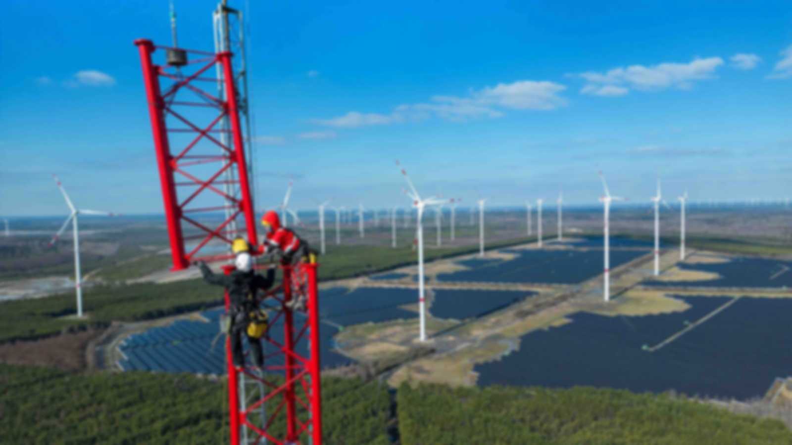 Windmessmast Klettwitz