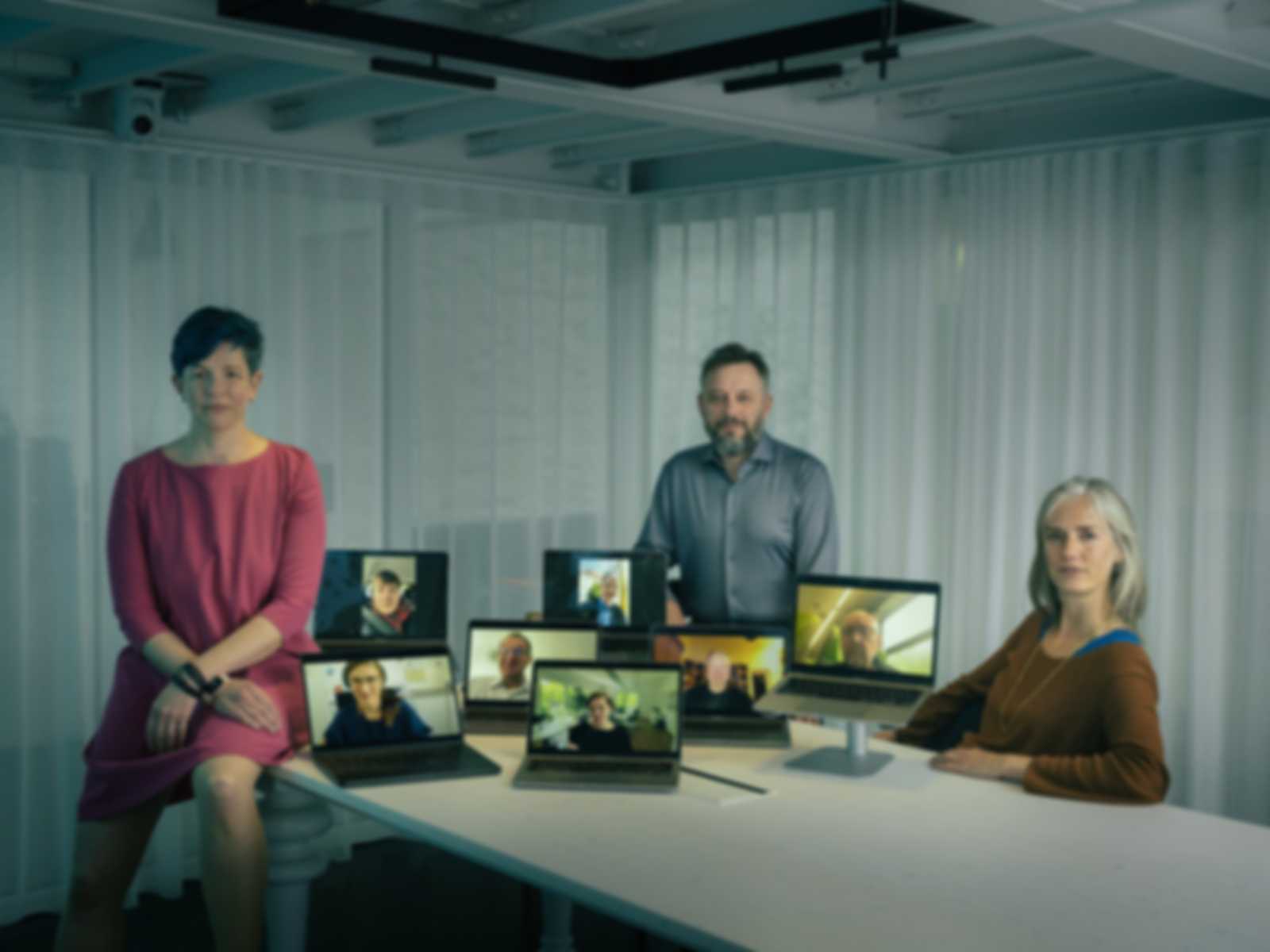 v.l.n.r.: Christiane Fritsch, Luise Kranich, Thomas Lohninger, Uwe Kraus, Anja Lehmann, Peter Parycek, Brian Behlendorf, Torsten Loddersteddt, Ulrich Weinberg, Ariane Jäger