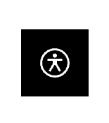 Symbol: Unterstützende Funktionen wie Texte in Leichter Sprache