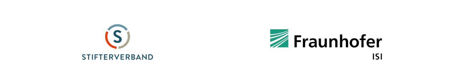 Fraunhofer ISI Logo + Stiftungsverband Logo
